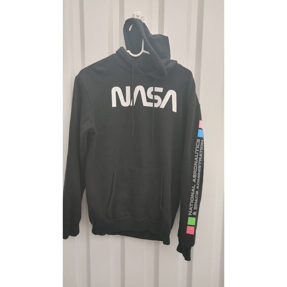 Hyper Space NASA Womens Hoodie Oversized Graphic Medium - Picture 2 of 5